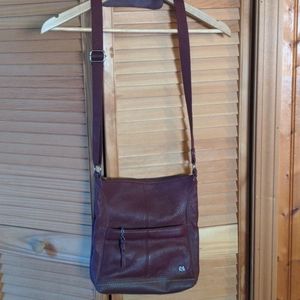 NWOT Leather Crossbody Bag - The Sak (wine color)